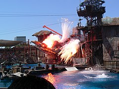 Atterrissage de l'avion dans l'eau