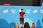 Deutsch: Gewichtheben bei den Olympischen Jugendspielen 2018; Tag 2, 10. Oktober 2018; Jungen 62 kg English: Weightlifting at the 2018 Summer Youth Olympics at 8 October 2018 – Boys' 62 kg