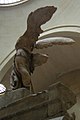 The Winged Victory of Samothrace, back view.