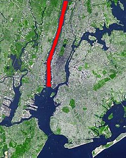 North River in red, if defined as portion between New Jersey and Manhattan