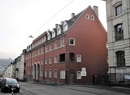 Wuppertal, Sedanstr. 53 - 59, schräg von rechts, Panorama