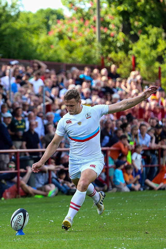 Maxime Médard à l'échauffement le 5 novembre 2011 au Stadium de Toulouse