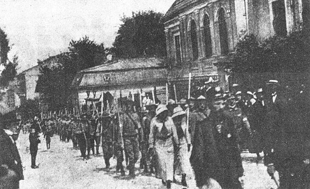 March of Plastuny, 1914