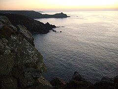 Zennor Head in the evening