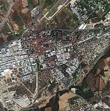 Torrejón de Ardoz as seen by the European Space Agency's Sentinel-2.