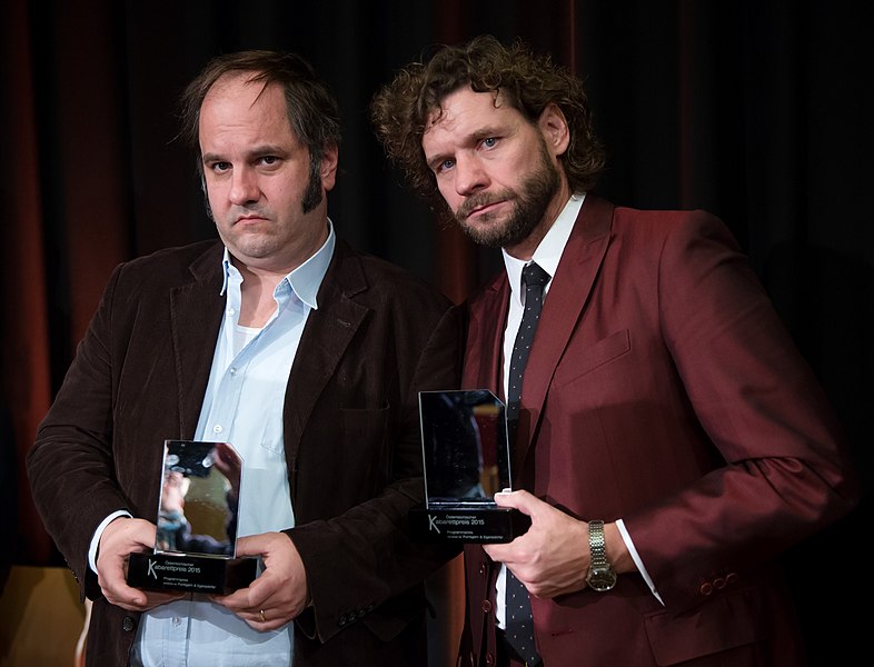 File:Österreichischer Kabarettpreis 2015 42 Matthias Egersdörfer Martin Puntigam.jpg