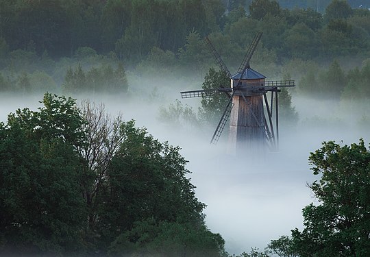 315. Ветряная мельница из села Кочемлево, Истра Автор — Ted.ns