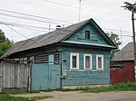 Жилой дом усадьбы Поляковых (деревянный) c воротами