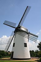 Windmill in Opprebais (Belgium).