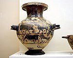 1057 - Keramikos Museum, Athény - Hydria - Fotografie od Giovanni Dall'Orto, 12. listopadu 2009.jpg