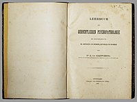 Lehrbuch der gerichtlichen Psychopathologie (Підручник судової психопатології), 1875