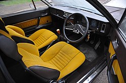 "לנצ'יה בטא", דגם "HPE", שנת 1978 - מבט לתא הנהג