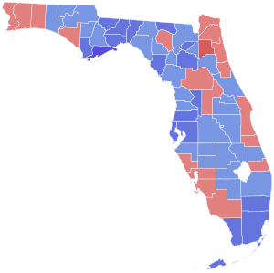 1990 Florida gubernatorial election results map by county.svg