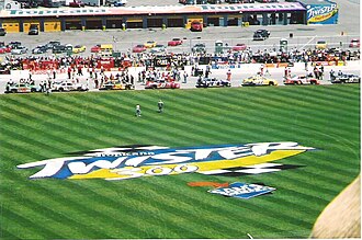 2002 infield during the pre-race for the Tropicana 400. 2002 Tropicana 400 pre-race.jpg