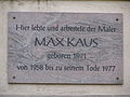 Vorschaubild für Max Kaus