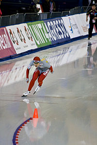 Yu Jing während der Einzelstreckenweltmeisterschaften 2009 im kanadischen Richmond