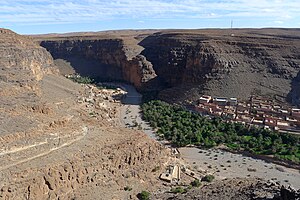 Blick vom Agadir Id Aissa auf Amtoudi (2013)