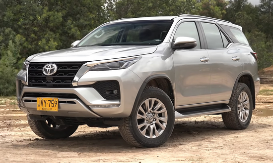 Toyota Fortuner (also called SW4), mid-size truck-based SUV