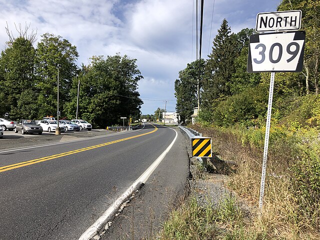 PA Route 309 North in Heidelberg Township