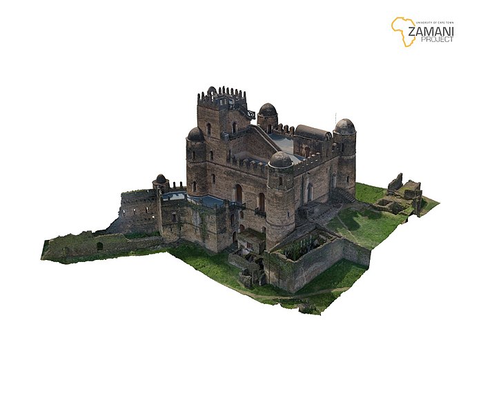 File:3D model of Fasilides Castle.jpg