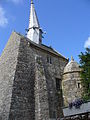 Chapelle Saint-Gonéry - Die bemalte Holdecke(1500) zeigt Darstellungen von der Erschaffung der Erde, des Menschens & Das Abendmahl. Seltsamerweise sind Adam und Eva in Kleidern der damaligen Zeit dargestellt. Enclos Paroissal - Plougrescant - Côtes-d'Armor - (Côte de Granit Rose) - Bretagne