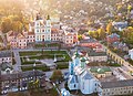 * Nomination View on historical center of Kremenets, Ukraine. --Rbrechko 13:23, 24 September 2018 (UTC) * Decline  Oppose Lens flare and overprocessing that seemed to be meant to counter it --Daniel Case 02:17, 27 September 2018 (UTC)