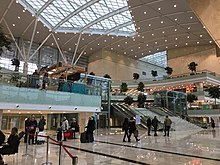 Main hall of the ATG terminal for YHT passenger services