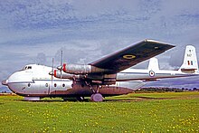 Armstrong Whitworth Argosy C.1 of 70 Squadron RAF named Horatius in 1971