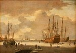 Thumbnail for File:A Dutch Whaler and Other Vessels in the Ice RMG BHC1016.jpg