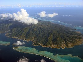 Raiatea, the island on which Opoa is located