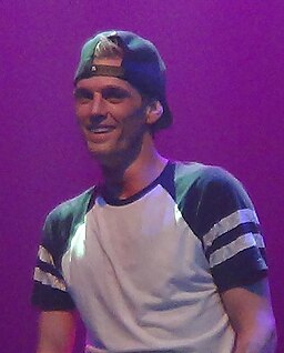 Aaron Carter Performing at the Gramercy Theatre - Photo by Peter Dzubay (cropped 2)