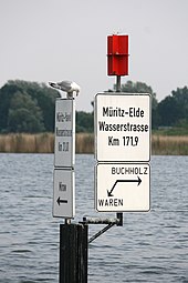 Abzweig der Müritz-Havel-Wasserstraße an Kilometer 171,9