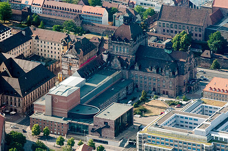 Aerial Nuremberg Schauspielhaus Opernhaus