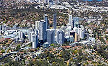 Chatswood Aerial View Chatswood to Sydney CBD (cropped).jpg