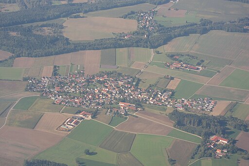 Aerial photograph of Biburg