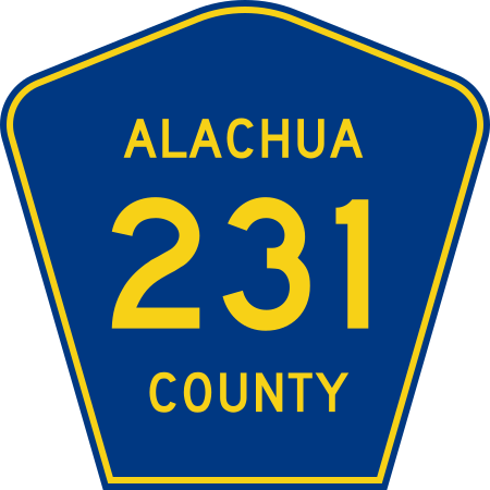 File:Alachua County Road 231 FL.svg