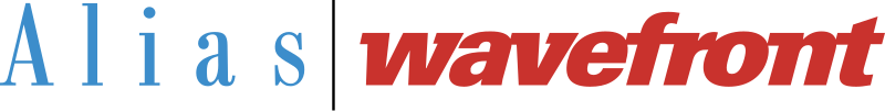 File:Alias Wavefront wordmark.svg