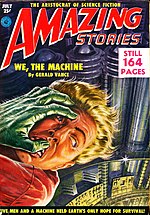 Amazing Stories cover image for July 1951