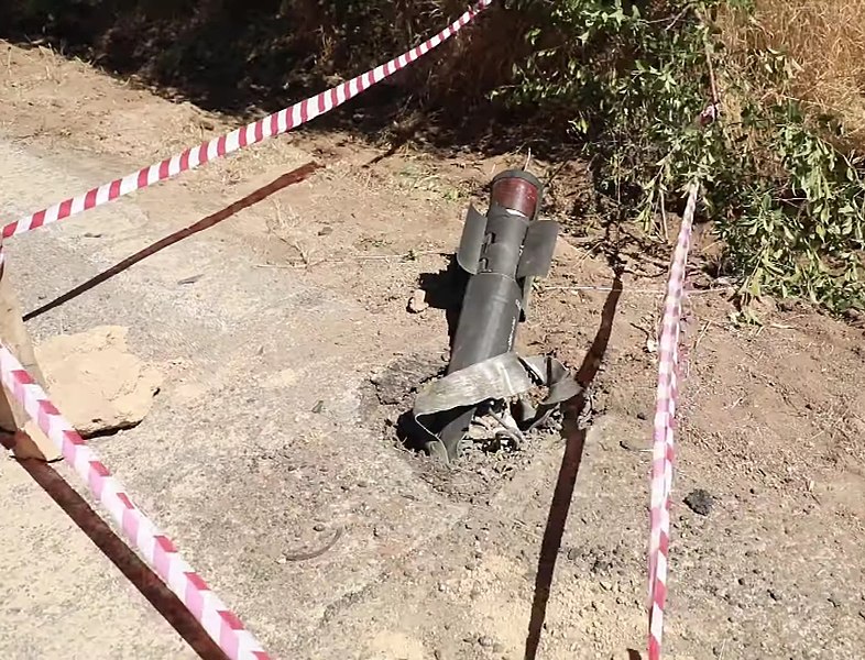 File:An Azerbaijani missile found in Armenia's Sotk village in 2022.jpg