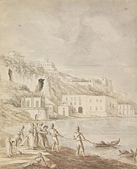 View of Sir William Hamilton's Villa at Posilipo