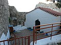 Courtyard. Ruins of the castle of Saint John