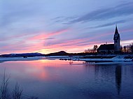 Arjeplog à noite