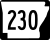 Znacznik autostrady 230