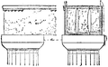 Dorisk arkitrav (oppriss og snitt) frå Parthenon.