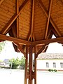 Artesian well wooden structure in Gyömrő, Pest County, Hungary.jpg
