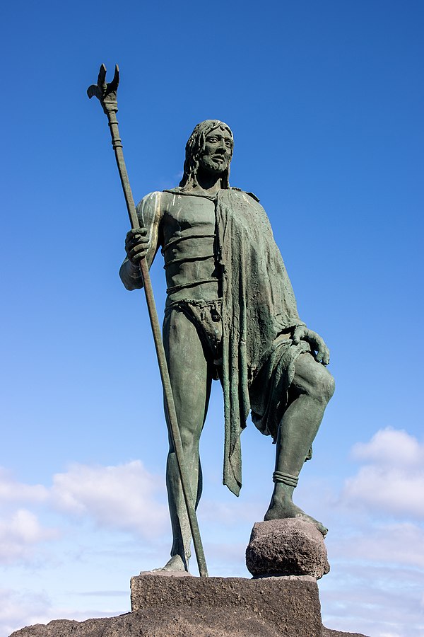 Statue of Tegueste at Candelaria, Tenerife
