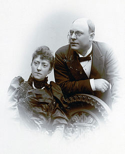 August & Stassa Wahlgren, 1889