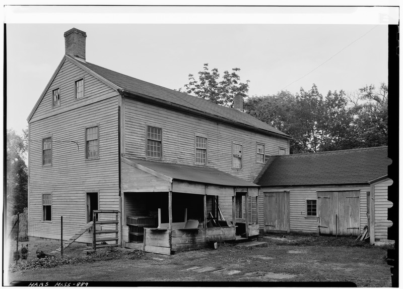 File:August 1963 VIEW FROM SOUTHEAST - Shaker South Family Washhouse, South Shaker Road, Harvard, Worcester County, MA HABS MASS,14-HARV,14-2.tif