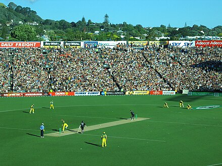 Krieketwedstryd tussen Australië en Nieu-Seeland in 2005