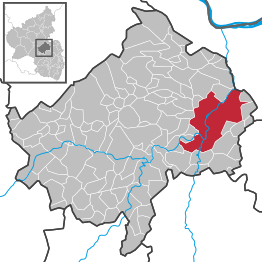 Kaart van Bad Kreuznach